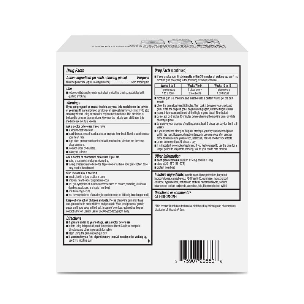 Cinnamon Gum 4mg 80ct