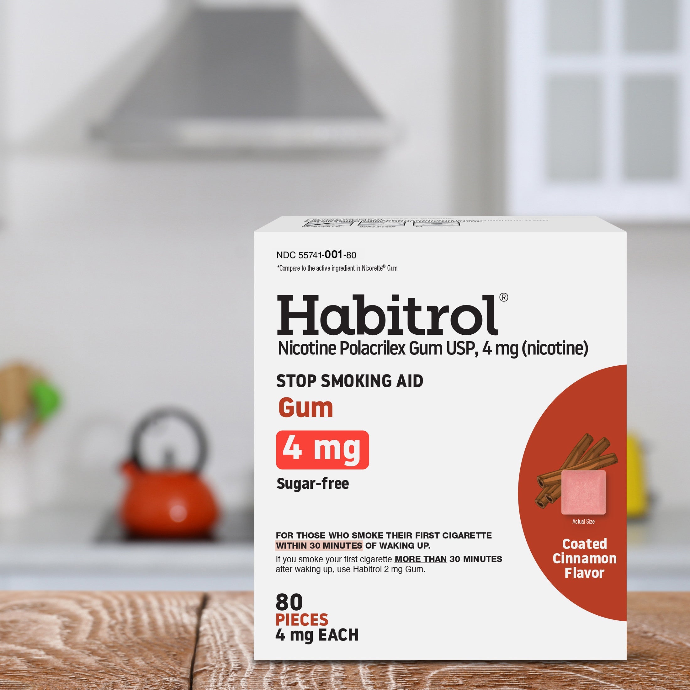 Cinnamon Gum 4mg 80ct