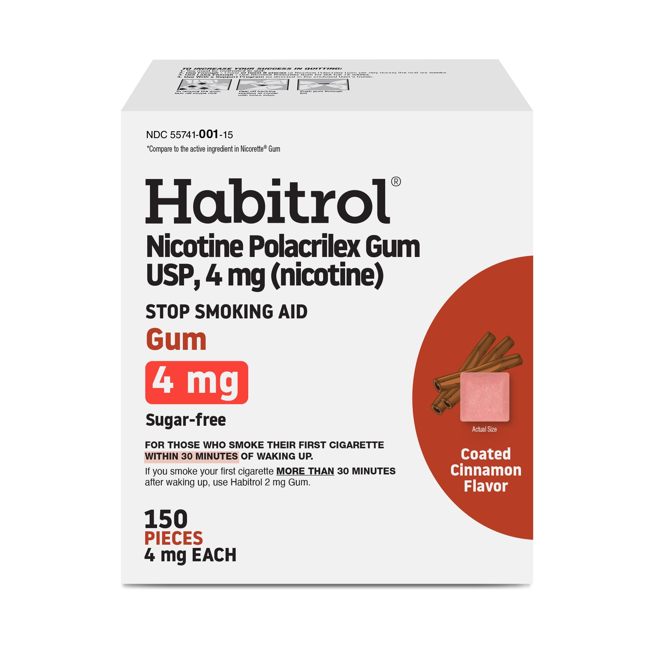 Cinnamon Gum 4mg 150ct