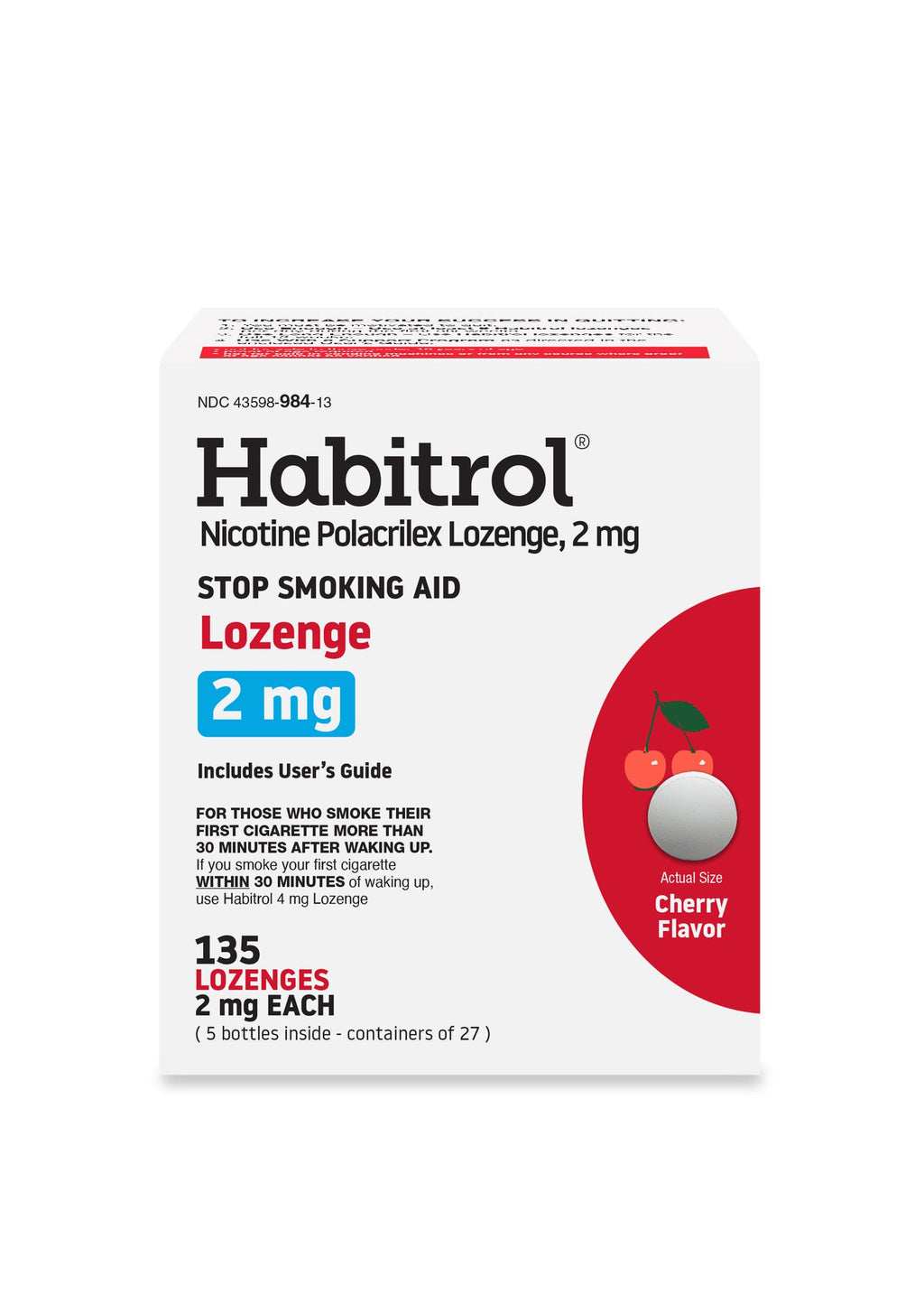 Cherry Lozenge 2mg 135ct