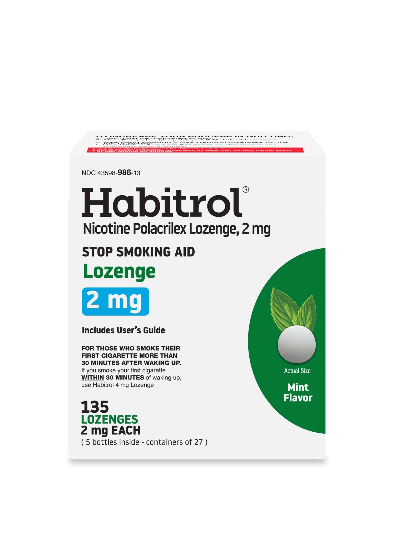 Mint Lozenge 2mg 135ct