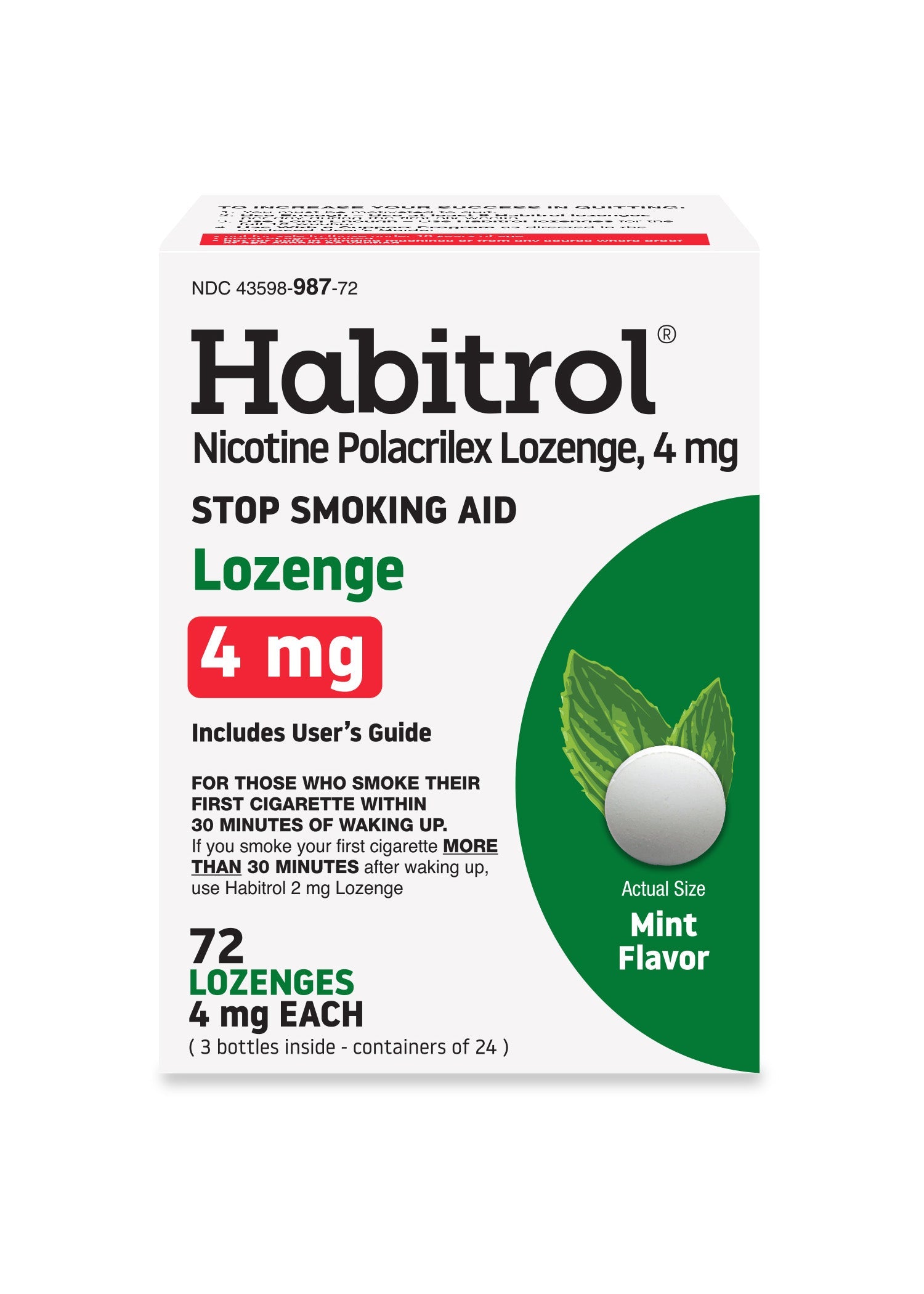 Mint Lozenge 4mg 72ct